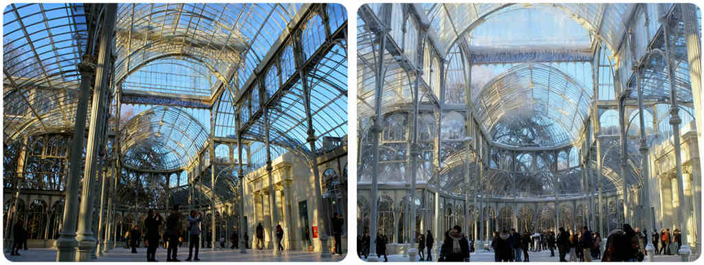 Glass conservatory, park conservatory, natural light